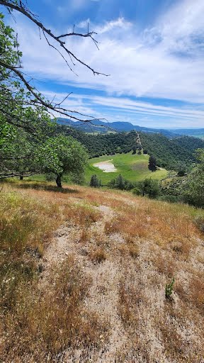 Monterey County hunting ridge trail in rugged backcountry