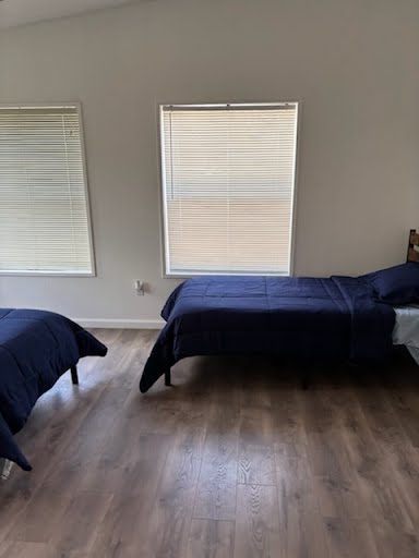 Ranch accommodations twin bed guest bedroom
