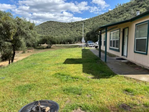 San Miguel hunting ranch grounds and outdoor fire pit gathering area